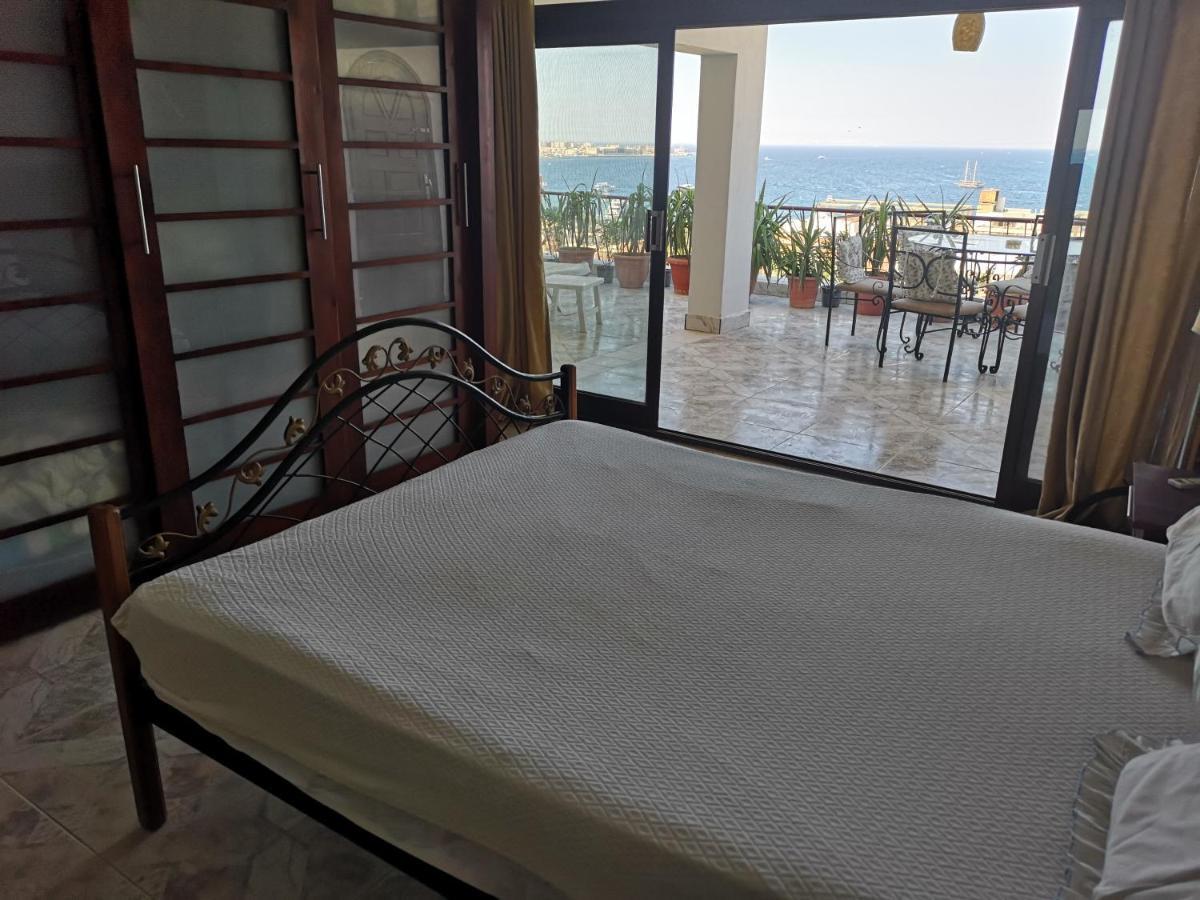 Cordoba Sea View Apartment With Open Air Jacuzzi At Mastaba Hurghada Bagian luar foto